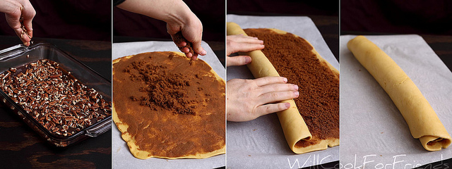 sticky bun collage 1