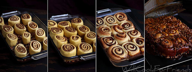 sticky bun collage 2