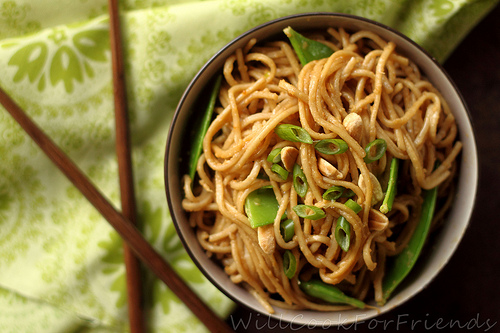 Spicy Peanut Soba Noodles - It's What's For Dinner (Again) - Will Cook ...