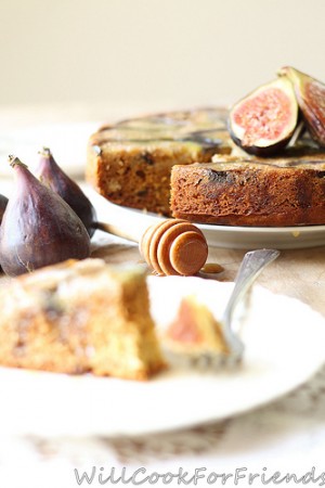 Orange & Cardamom Spiced / Honey’d Fig / Olive Oil Tea Cake – the perfect mouthful 7632203786_855d36798a