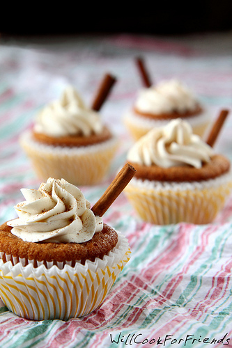 Eggnog Cupcakes, with light-as-air Buttercream, 1/5
