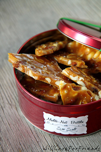 Multi-Nut Brittle with Sea Salt 1/4