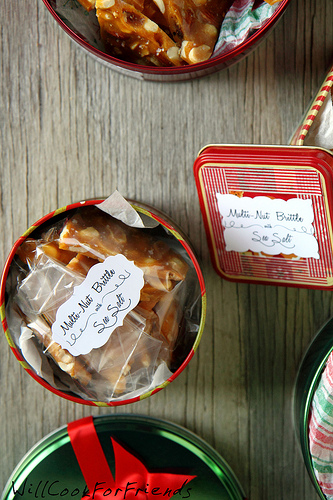 Multi-Nut Brittle with Sea Salt 3/4
