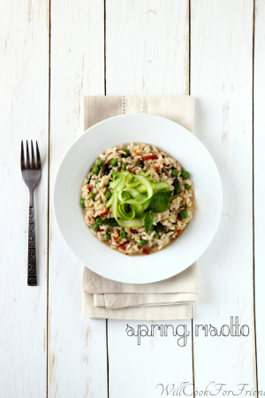 Spring Risotto with Shaved Asparagus: Dispelling the Myth that Risotto is Hard (FAK Friday) rissoto 1