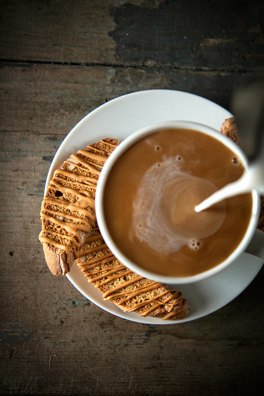Pumpkin Biscotti with Caramelized White Chocolate