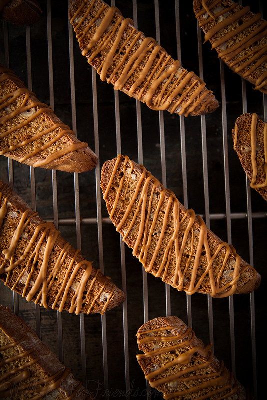 Pumpkin Biscotti with Caramelized White Chocolate