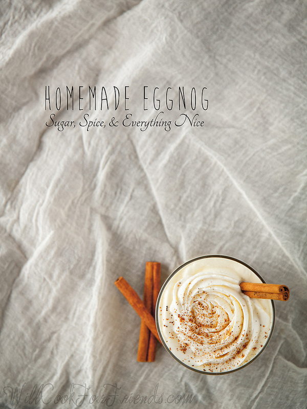 Homemade Eggnog (no raw eggs, and can be made with or without the alcohol)