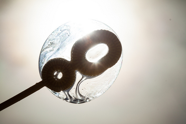 Bubbles in Ice (photo by Willow Arlen)