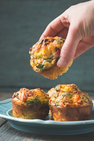 Crustless Mini Quiche (single serving breakfast muffins) Crustless Mini Quiche | Will Cook For Friends