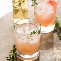 Grapefruit Thyme and Lillet Cocktail | Will Cook For Friends