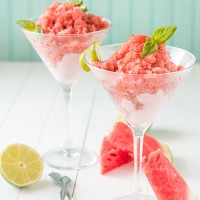 Watermelon and Basil Granita | Will Cook For Friends