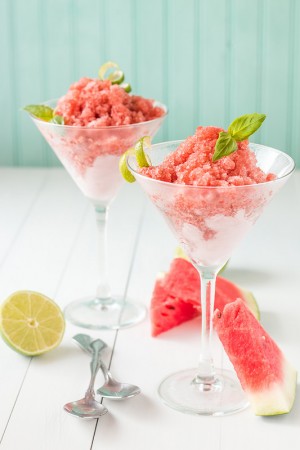 Watermelon and Basil Granita Watermelon and Basil Granita | Will Cook For Friends