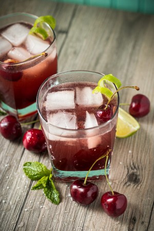 Sparkling Cherry Limeade with Homemade Maraschino Cherries | Will Cook For Friends