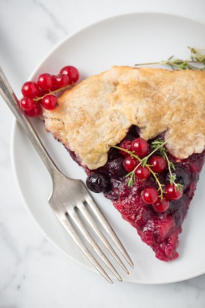 Summer Berry Galette With Lemon & Thyme | Will Cook For Friends
