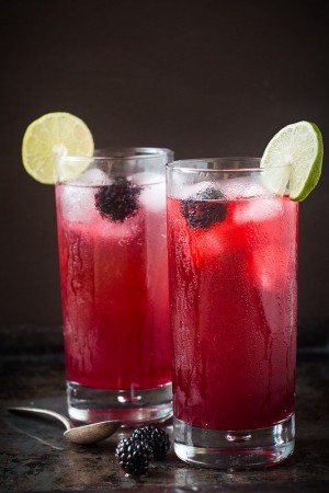 Blackberry Soda with Homemade Blackberry Syrup | Will Cook For Friends