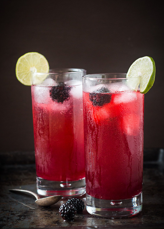 Blackberry Soda with Homemade Blackberry Syrup | Will Cook For Friends
