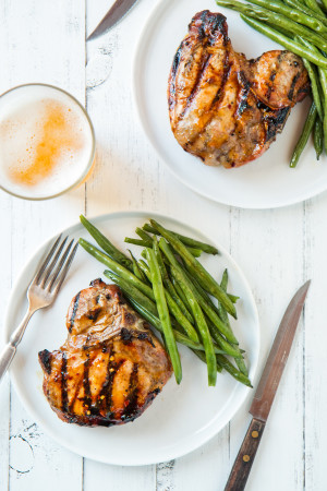 Sweet & Spicy Apricot Glazed Grilled Pork Chops Apricot Glazed Grilled Pork Chops, web-1