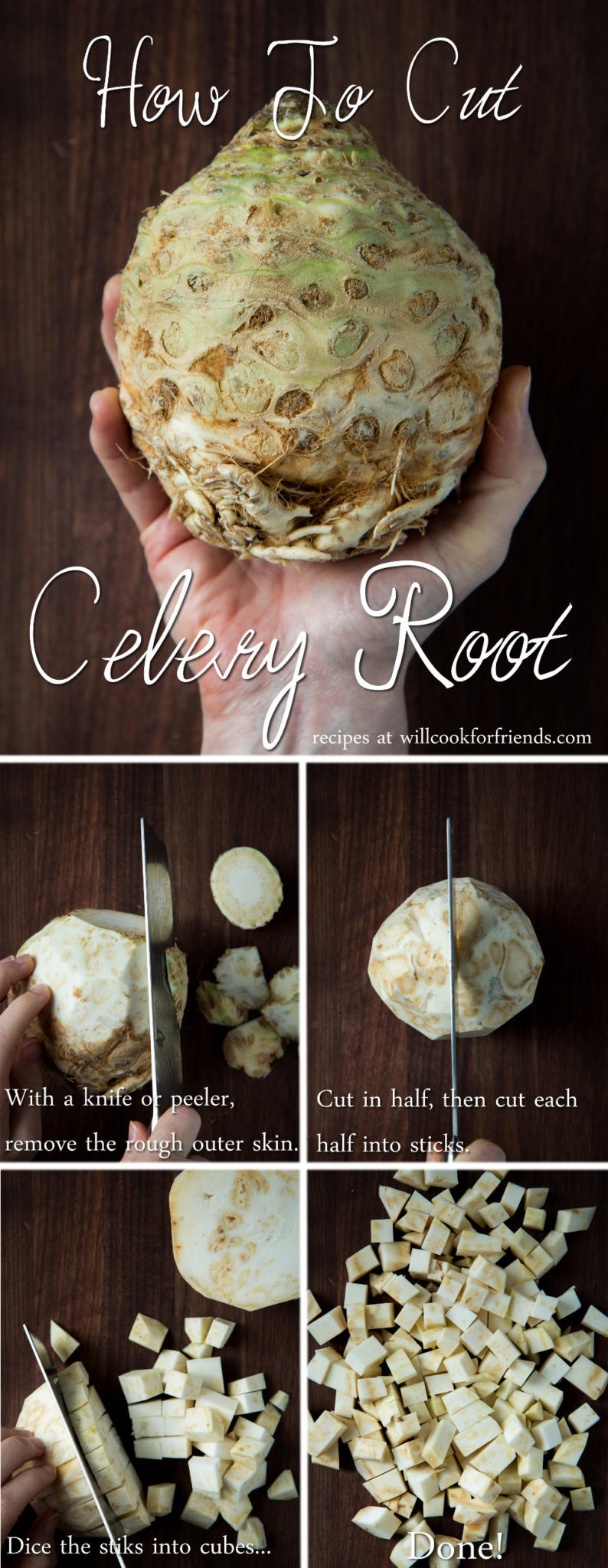 How To Cut Celery Root, web file