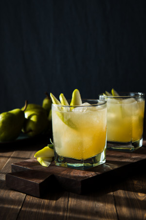 Sparkling Pear & Ginger Cocktail {Celebrating The Casual Veggie Cookbook Launch!} Sparkling Pear Ginger Cocktail, web file-4