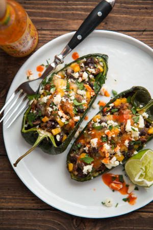 Chorizo And Black Bean Stuffed Poblano Peppers Chorizo and Black Bean Stuffed Poblano Peppers, web-3